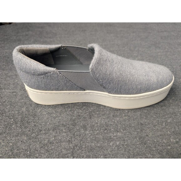 Vince Warren Platform Slip On Sneakers Size 6.5 Women's Gray Leather Suede - Picture 9 of 15